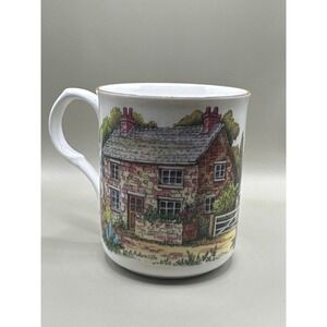 CROWN TRENT Fine Bone China Mug ENGLISH Cottage GARDEN R. R. Ratcliffe